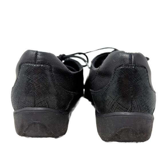 Munro Sydney Shimmer Crosshatch Tie Sneakers Shoes Womens sz 9.5 Extra Narrow - Picture 10 of 14